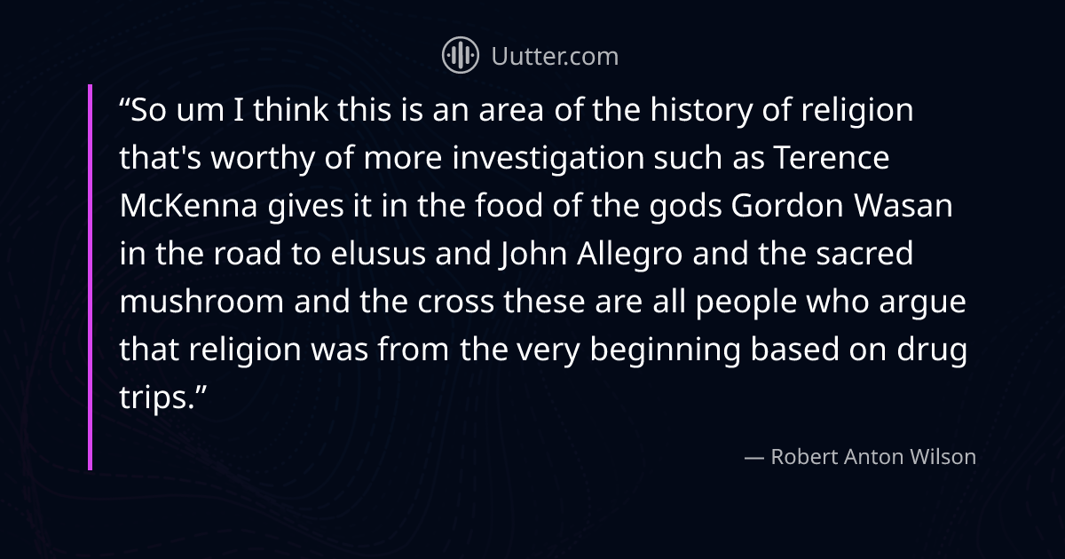 Quote: So um I think this is an area of the history of re...